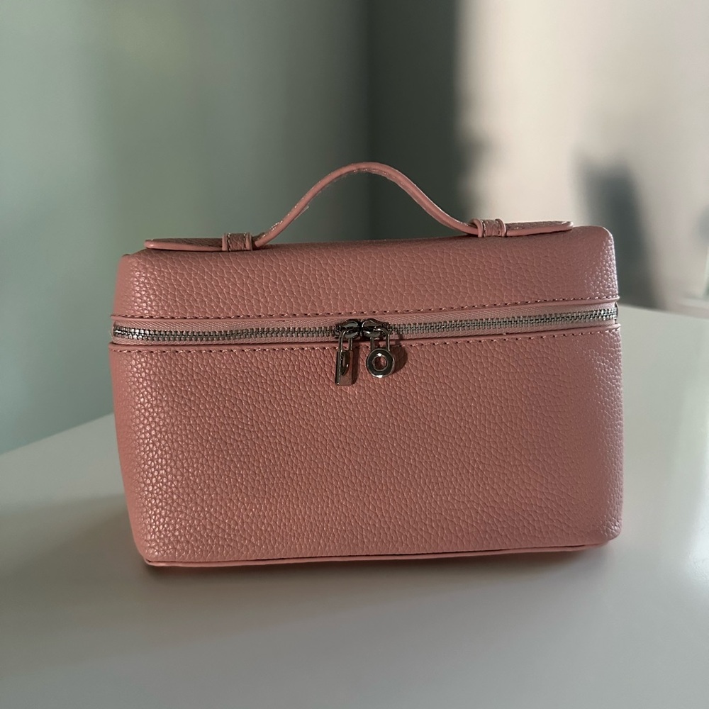 Women’s Pink Leather Top-Handle Tote/crossbody Bag - Picture 3 of 8